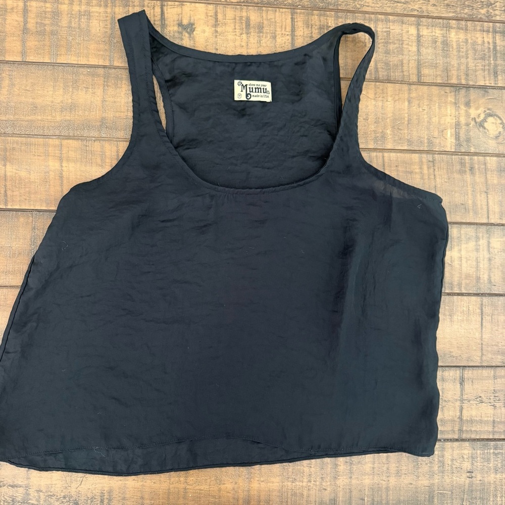 Black MUMU tank top